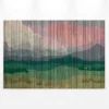 Leinwandbild Berglandschaft, grün, 90x60 cm DD120459