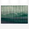 Leinwandbild Berglandschaft, türkis, 90x60 cm DD120460