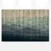 Leinwandbild Berglandschaft, dunkelblau, 90x60 cm DD120458