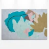 Leinwandbild Blumen, blau, 90x60 cm DD120483