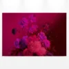 Leinwandbild Blumenbouquet, magenta, 90x60 cm DD120395