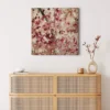 Leinwandbild Blumen, rosa, 50x50 cm DD123299