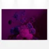 Leinwandbild Blumen, violett, 90x60 cm DD120396