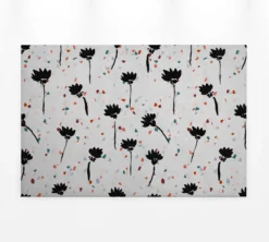 Leinwandbild Blumen, weiß, 90x60 cm DD120447