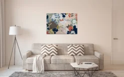 Leinwandbild Botanik, beige, 90x60 cm DD120486