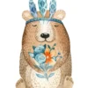 Leinwandbild Bär, braun, 50x70 cm DD123187