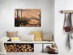 Leinwandbild Brücke, 90x60 cm DD120303
