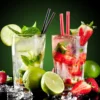 Leinwandbild Cocktails, grün, 70x50 cm DD123050