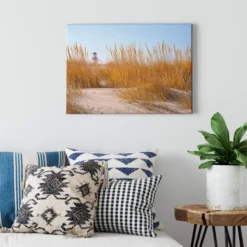 Leinwandbild Dünengras, goldgelb, 70x50 cm DD123034