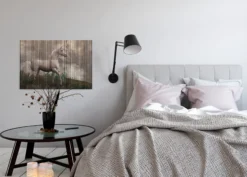 Leinwandbild Einhorn, braun, 90x60 cm DD120477