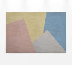 Leinwandbild Geometrie, blau, 90x60 cm DD120511