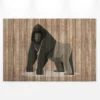 Leinwandbild Gorilla, braun, 90x60 cm DD120428