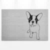 Leinwandbild Hund, weiß, 90x60 cm DD120474