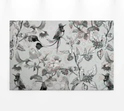 Leinwandbild Kolibris, grau, 90x60 cm DD120356