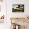 Leinwandbild Landschaft, grün, 70x50 cm DD123066