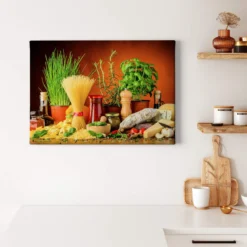Leinwandbild Lebensmittel, braun, 70x50 cm DD123052