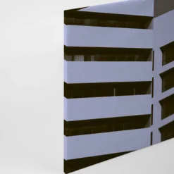 Leinwandbild Moderne Architektur, weiß, 90x60 cm DD120430