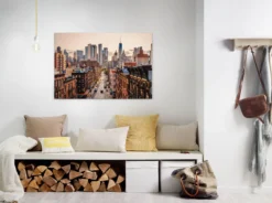 Leinwandbild New York, beige, 90x60 cm DD120325