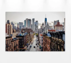 Leinwandbild New York, grau, 90x60 cm DD120324