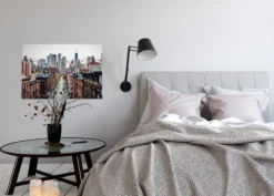 Leinwandbild New York, grau, 90x60 cm DD120324