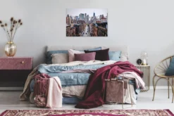 Leinwandbild New York, grau, 90x60 cm DD120324