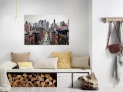 Leinwandbild New York, grau, 90x60 cm DD120324