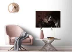 Leinwandbild Pferd, braun, 90x60 cm DD120390
