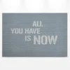 Leinwandbild Schriftzug, grau, 90x60 cm DD120423