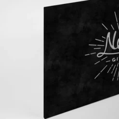 Leinwandbild Schriftzug, weiß, 90x60 cm DD120359