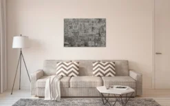 Leinwandbild Stadtszene, grau, 90x60 cm DD120437