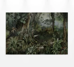 Leinwandbild Tropischer Dschungel, grün, 90x60 cm DD120393