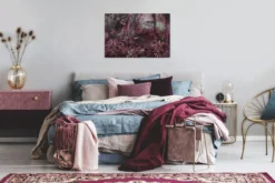 Leinwandbild Tropischer Dschungel, violett, 90x60 cm DD120392