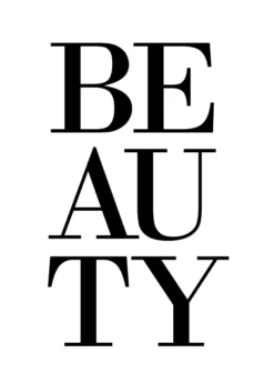 Leinwandbild Typografie, schwarz, 50x70 cm DD123148
