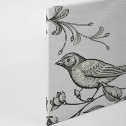Leinwandbild Vogel, schwarz, 90x60 cm DD120374