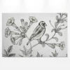 Leinwandbild Vogel, schwarz, 90x60 cm DD120372