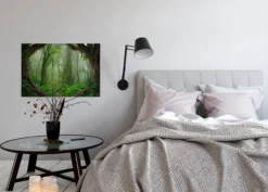 Leinwandbild Wald, grün, 90x60 cm DD120307