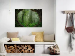 Leinwandbild Wald, grün, 90x60 cm DD120307