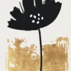 Leinwand Black Poppy 30 x 45 cm