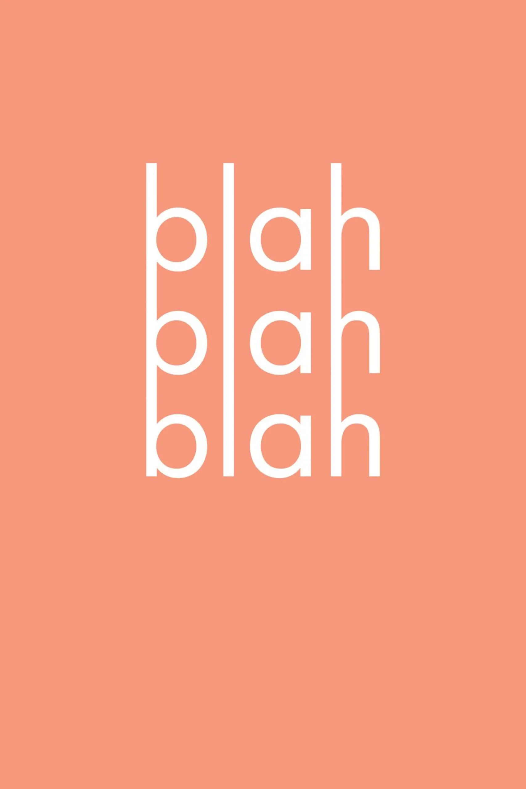 Leinwand Blah I 30 x 45 cm