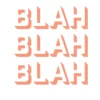 Leinwand Blah4 30 x 45 cm