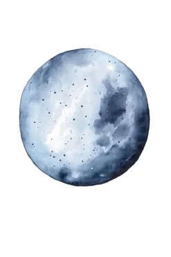 Leinwand Blue Moon 30 x 45 cm