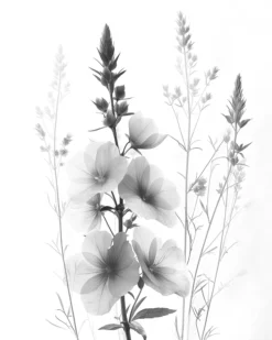 Leinwand Blumen SW III 40 x 50 cm