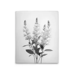 Leinwand Blumen SW I 40 x 50 cm