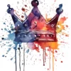 Leinwand Colourful Crown 30 x 45 cm