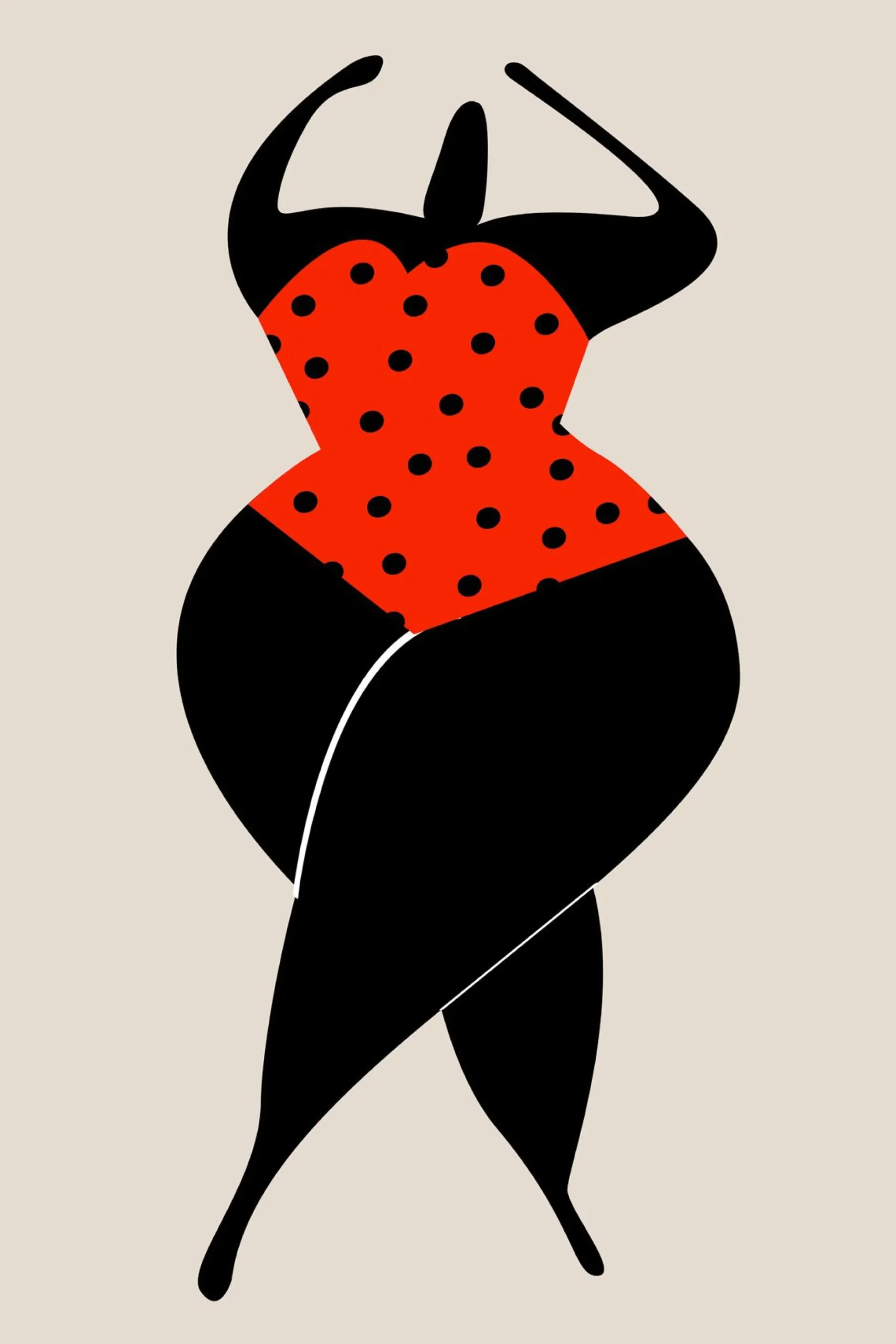 Leinwand Dancing In The Sun II 30 x 45 cm