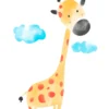 Leinwand Elephant Lion Giraffe III 30 x 45 cm