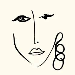 Leinwand Faces III 30 x 30 cm