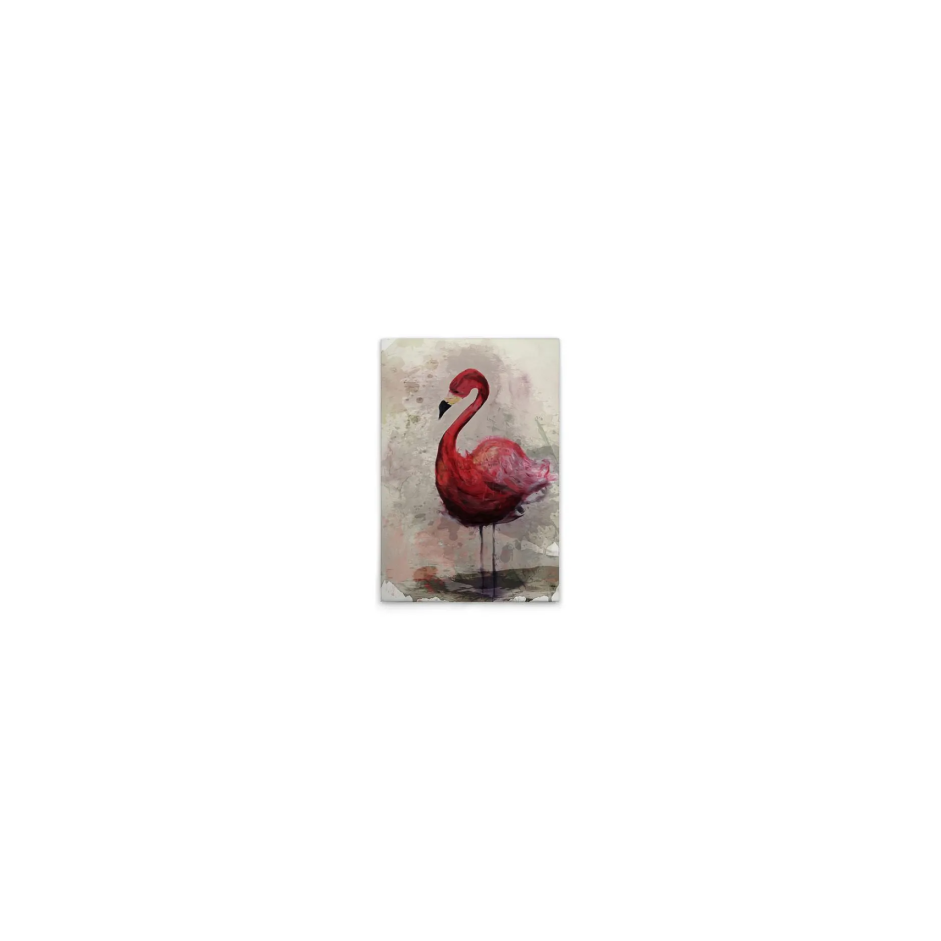 Leinwand Flamingo 30 x 45 cm