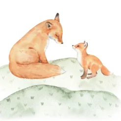 Leinwand Forest Friends II 30 x 30 cm