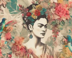 Leinwand Frida Paradise 50 x 40 cm